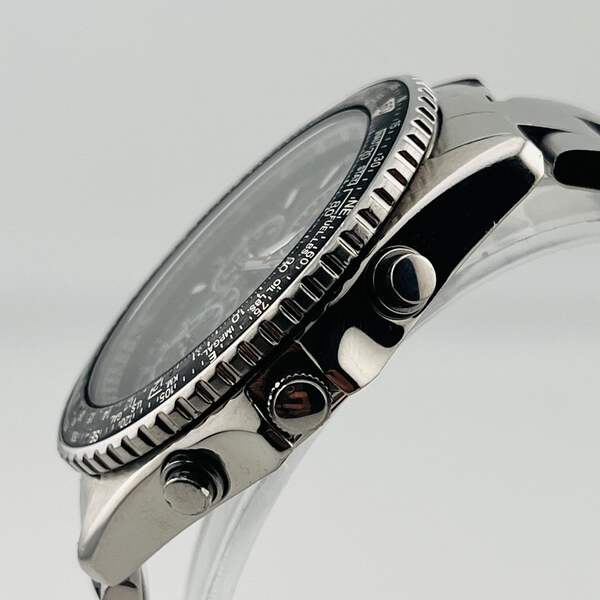 SEIKO 7T92-0CF0 CHRONOGRAPH Quartz Date Black Dial 39.4mm | eBay