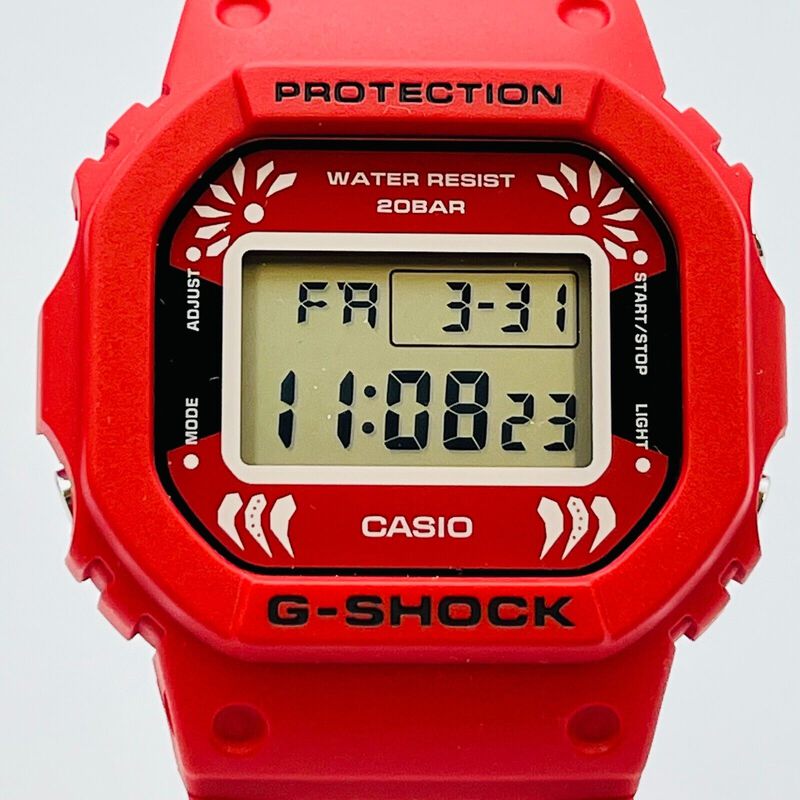 CASIO G-SHOCK DARUMA red watch DW-5600DA-4JR quartz Digital men