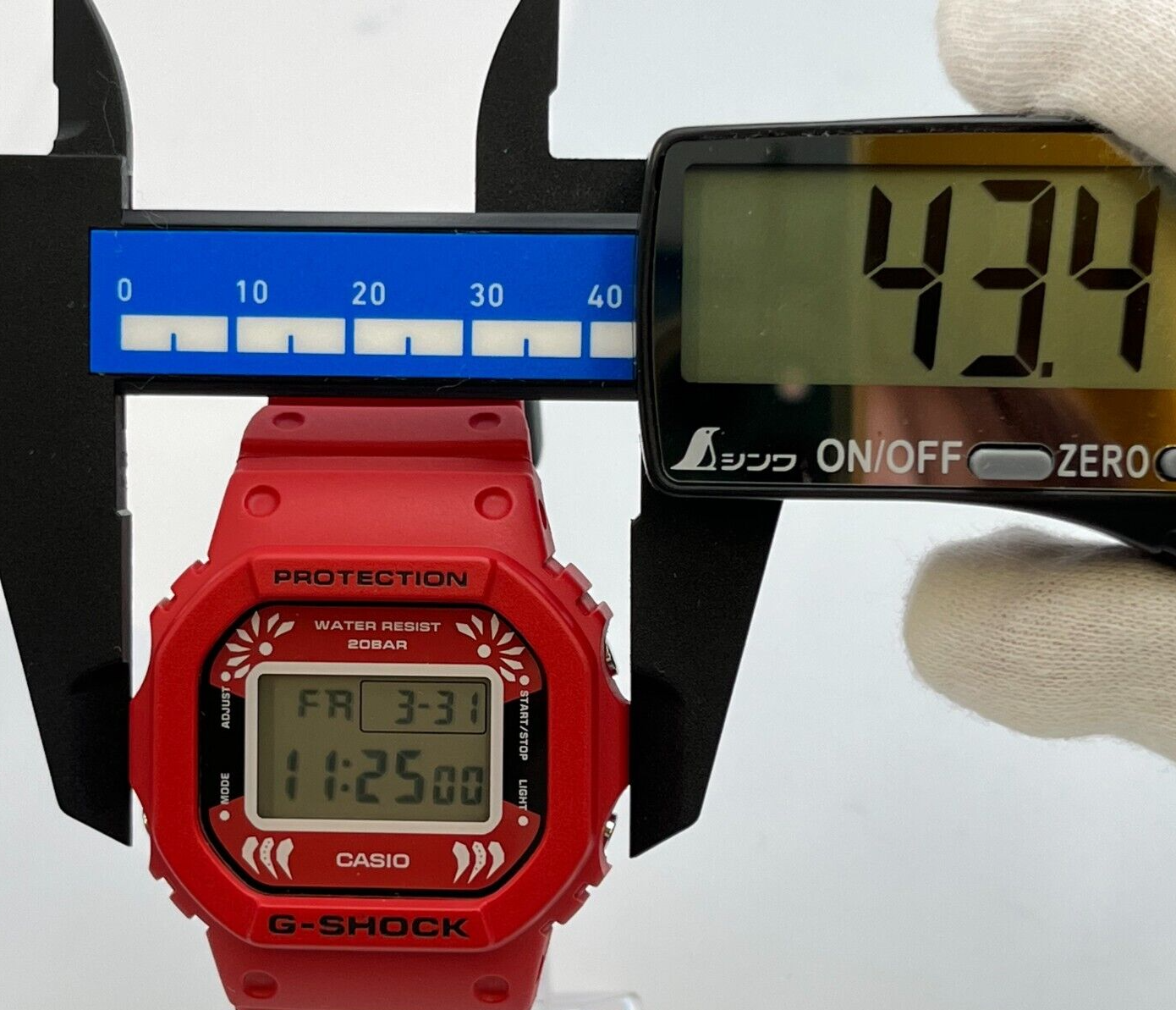 CASIO G-SHOCK DARUMA red watch DW-5600DA-4JR quartz Digital men's