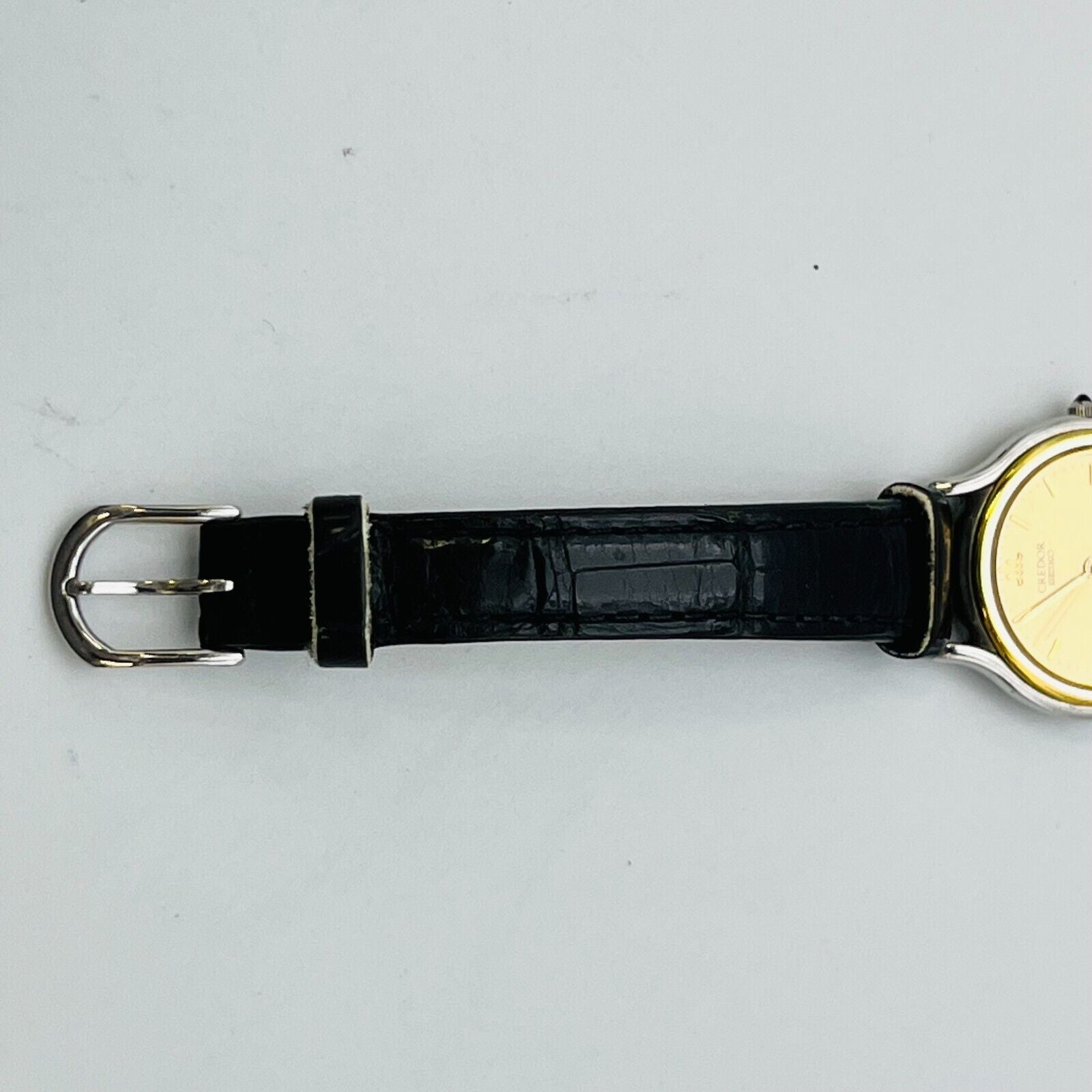Seiko Credor 4J81-0A60 quartz SS stainless steel 18KT