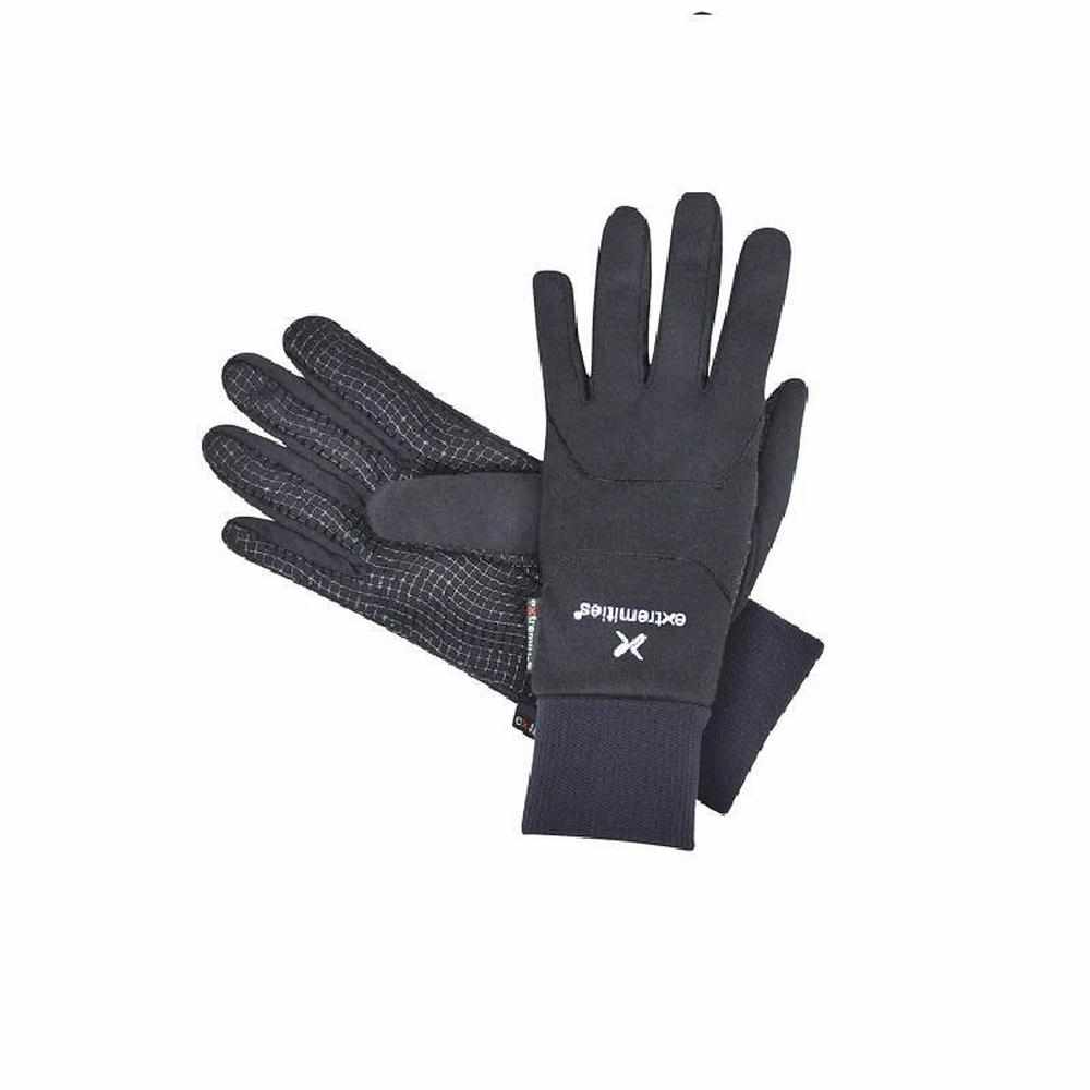 All Sizes Extremities Sticky Power Liner Black Medium Unisex Gloves