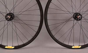 Velocity Deep-v Alloy Fixed Gear 700C Wheelset 10mm Bolt-On 100mm Rim Brake 32H