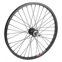 BMX 20x1.75 Rear Wheel 3/8" Bolt-On 135mm Freewheel Rim Brake 36H Blk
