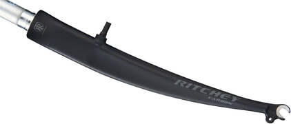 Ritchey Comp Carbon CX Fork - 700c, QR, 1-1/8", Aluminum Steerer, Canti Brakes,