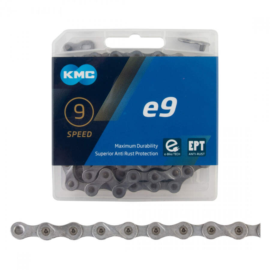 KMC X9e EPT Chain, 9-Speed, 1/2" x 11/128" x 136L