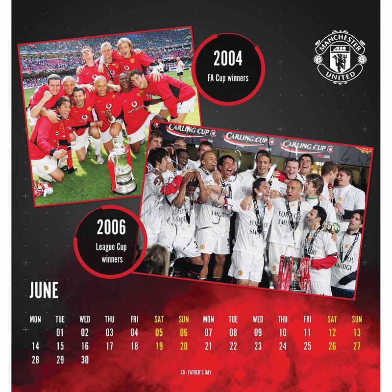 Manchester United FC Desktop Calendar 2021 OFFICIAL eBay