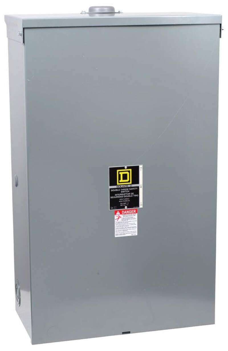 82344 - Square D 200A 600V 3-Pole Non-Fusible Double Throw Safety