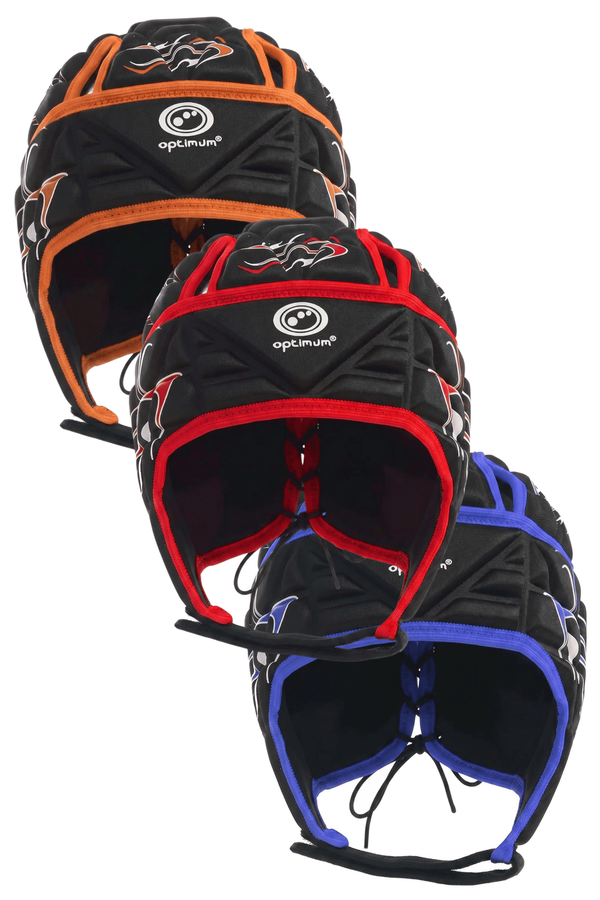 Rugby Headguard World Rugby Approved Scrum Cap Kid Adult Orange Blue Red Optimum main image