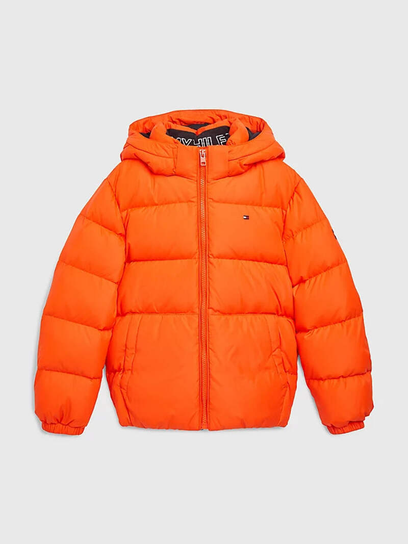 Tommy hilfiger sale orange jacket