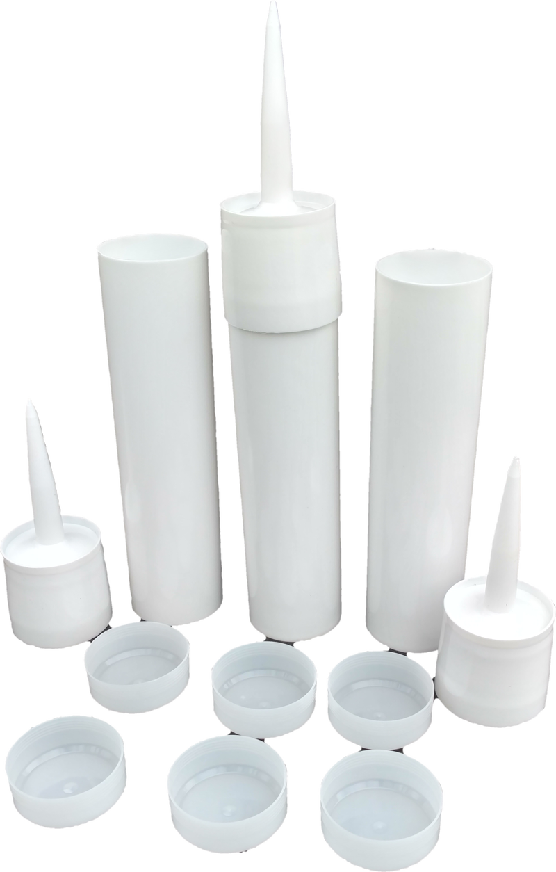 4 SETS EMPTY Caulk Tube Refillable Caulking Grout Sealer Calking £28.68