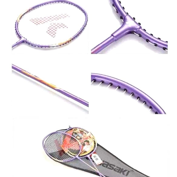 KAWASAKI UP-0160 UP-0182 Badminton Racket Strung Red Yellow