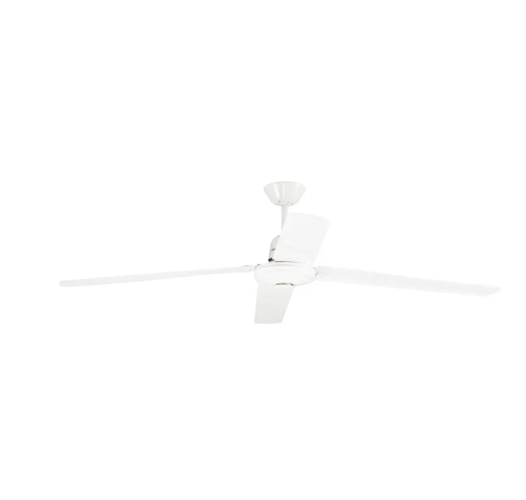 Clipsal Airflow Ceiling Sweep Fan 4 Aluminium | White Electric | P4HS1400AL-WE
