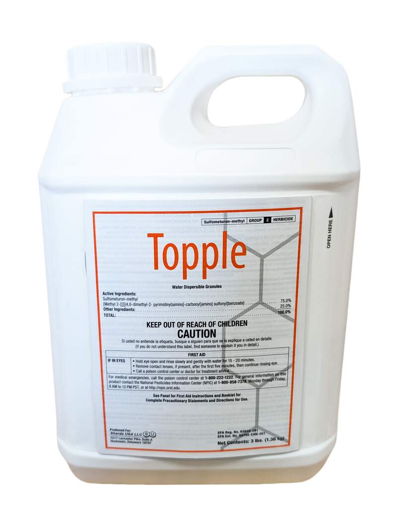 Topple Herbicide (Generic Oust XP) bottle (3 lbs) | Sulfometuron | eBay