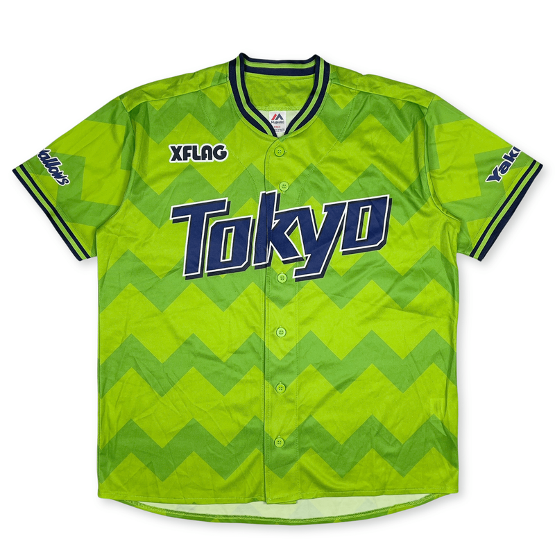 yantyuu○1 New Majestic Japan NPB Tokyo Yakult Swallows XFlag Baseball Jersey