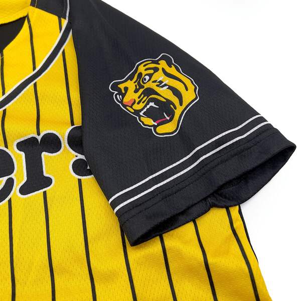 Retro Mizuno Japan Hanshin Tigers Pin Stripe Baseball Summer