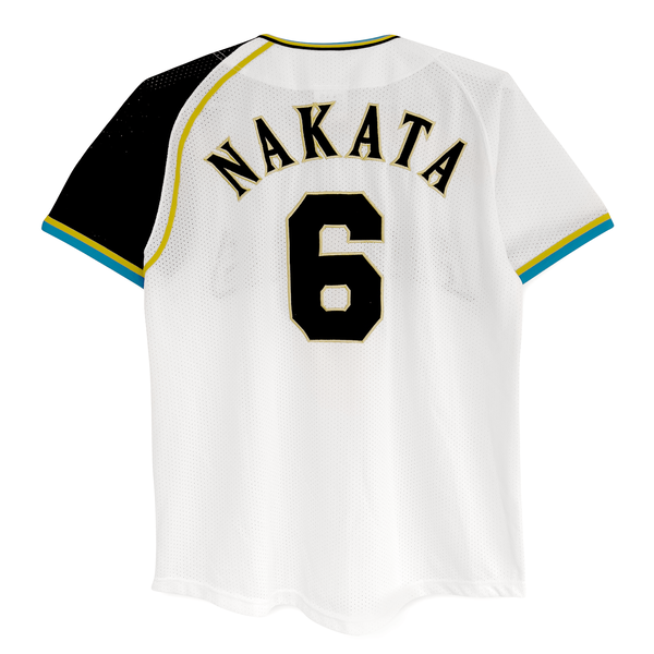 Mizuno Hokkaido Nippon Ham Fighters Sho Nakata Home Knit Jersey #6