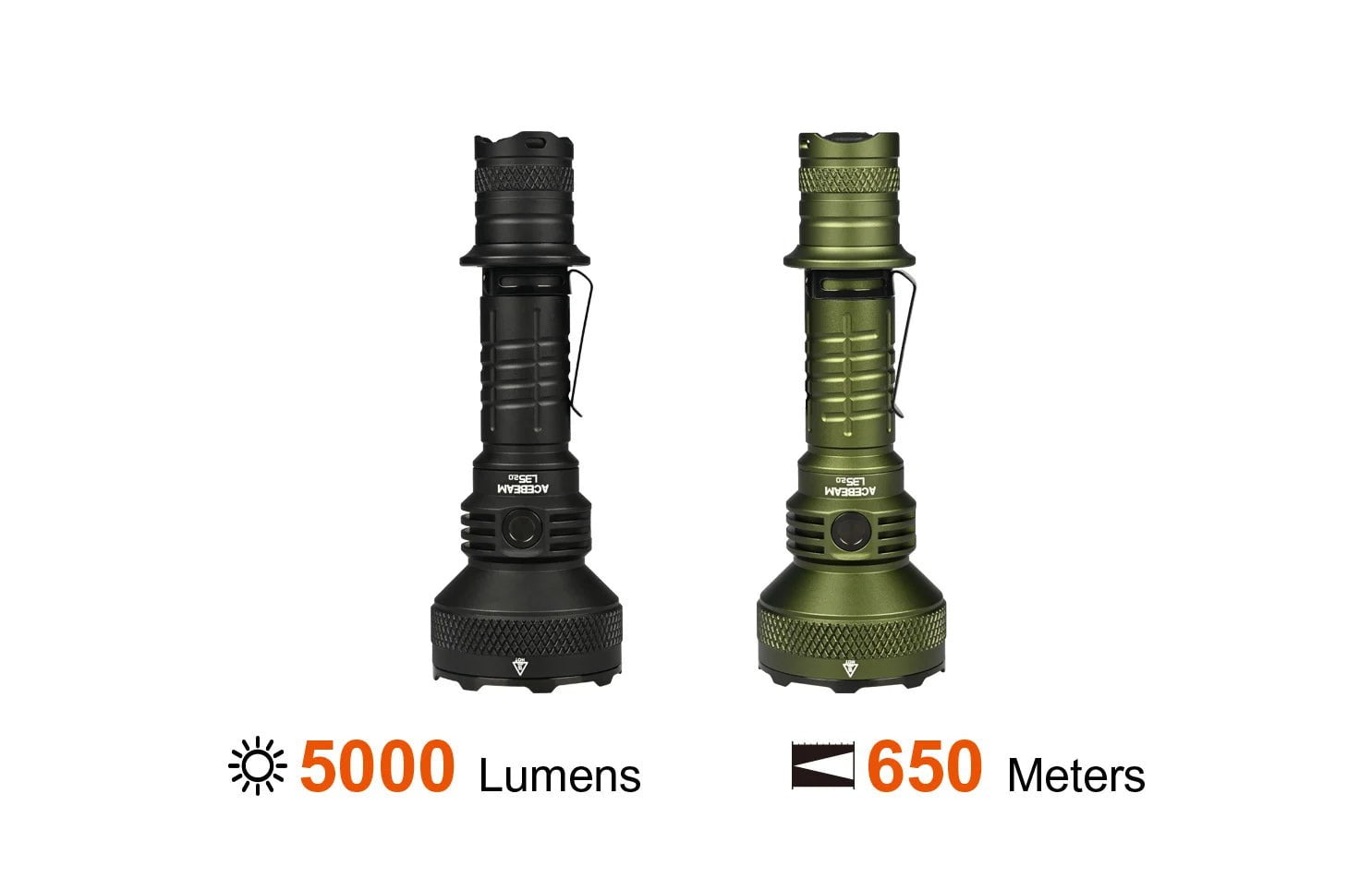 Acebeam L35 2.0 Tactical Flashlight CREE XHP70.3 HI | eBay