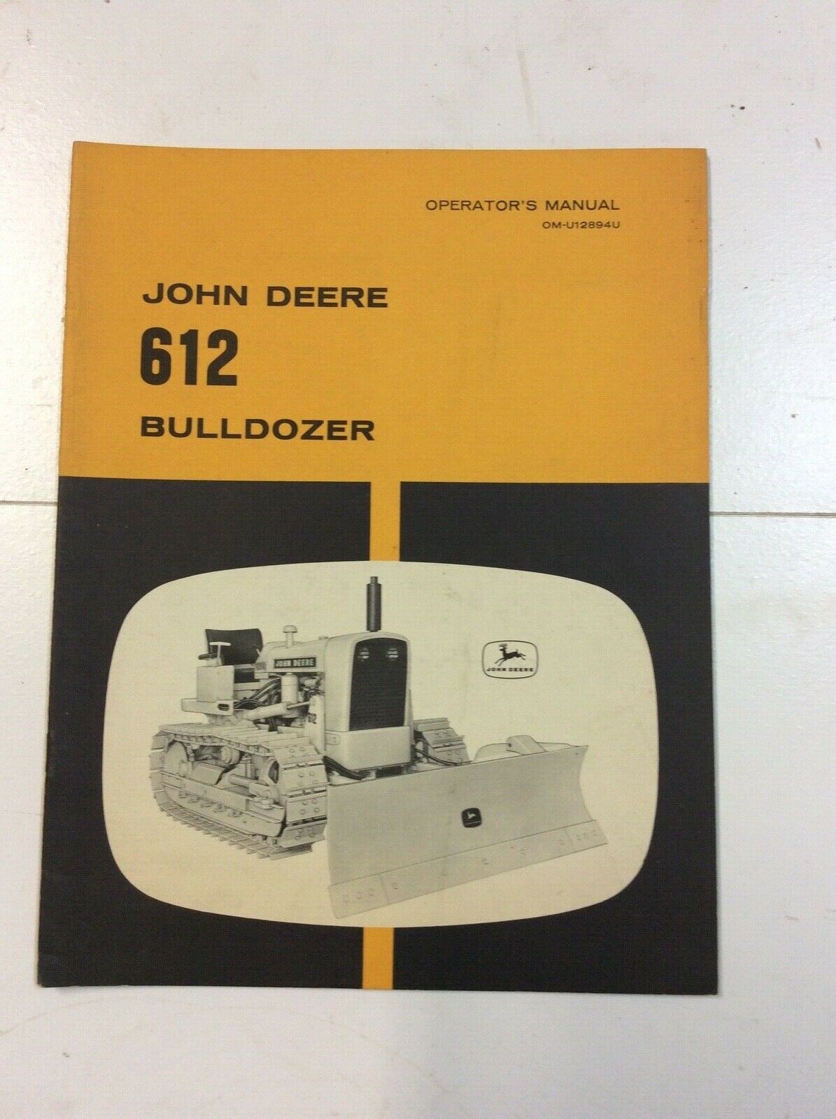 OMU12894U John Deere Operators Manual For 612 Bulldozer | eBay
