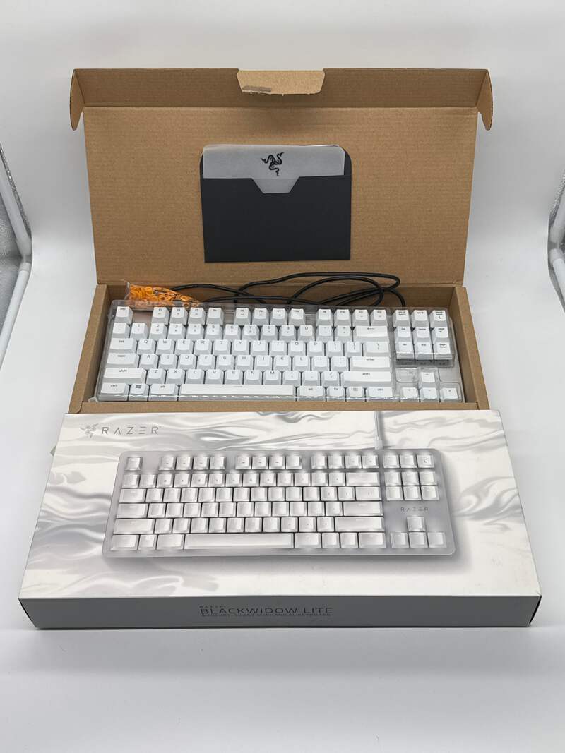 Razer BlackWidow Lite JP Mercury White Mechanical Keyboard