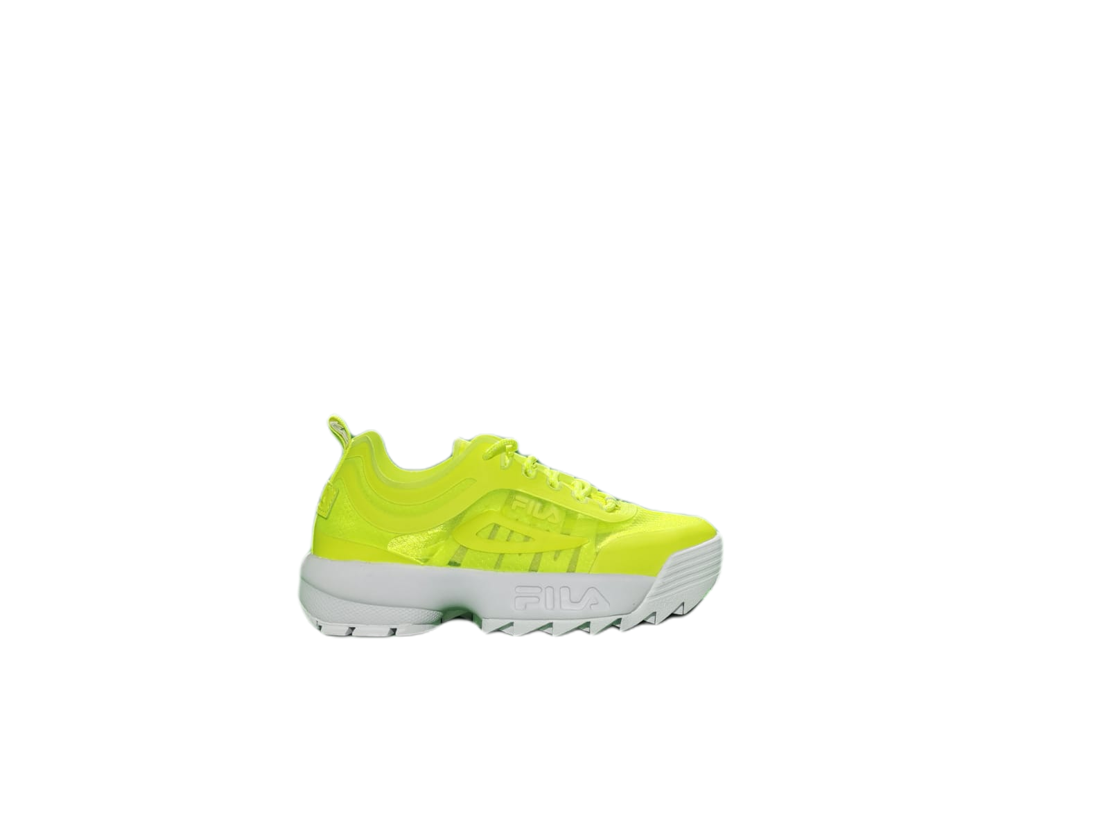 Scarpa Fila Disruptor Run Wmn Giallo Fluo Donna Uomo Sneakers 1010866.60M |  eBay