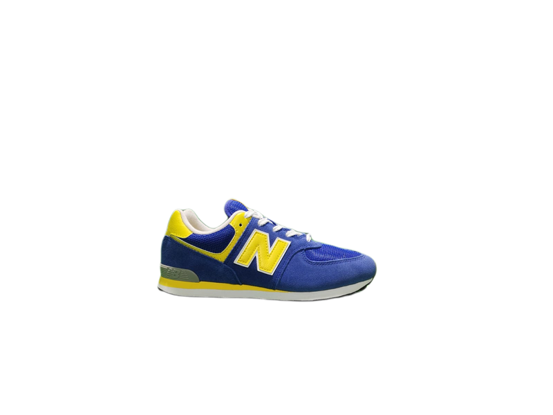 Scarpa New Balance 574 Blu/Giallo Donna Uomo Sneakers GC574BY | eBay