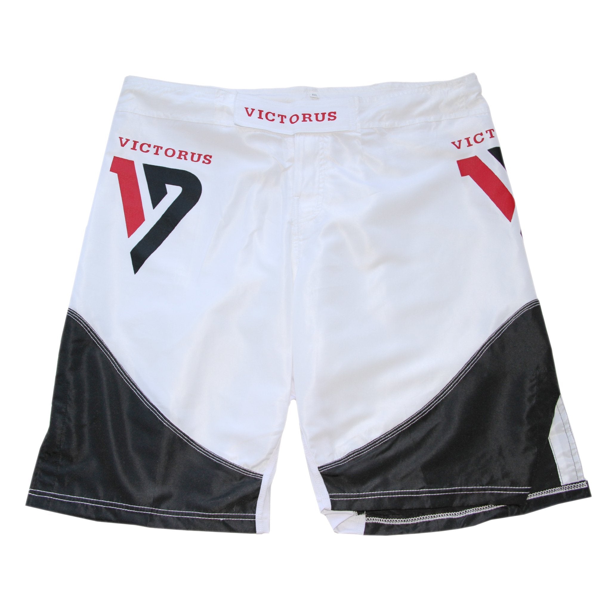 TurnerMAX Shorts MMA UFC Fight Grappling Boxing Training Gym Wear White Black