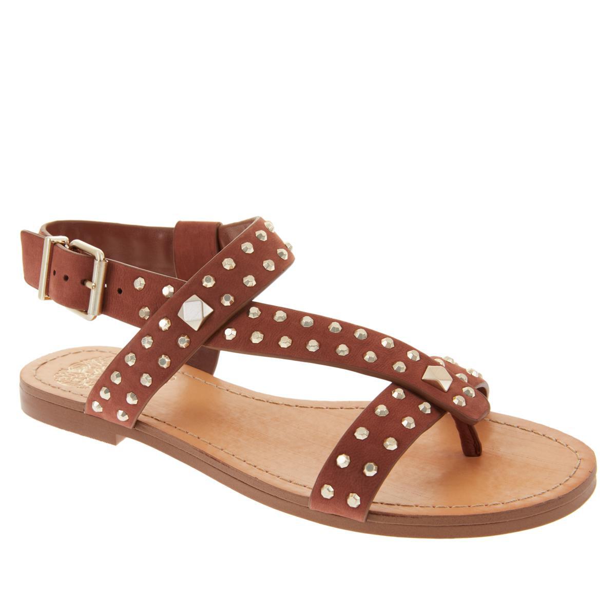 Vince Camuto Ravensa Leather Studded Thong Sandal 654448-J - Picture 13 of 15