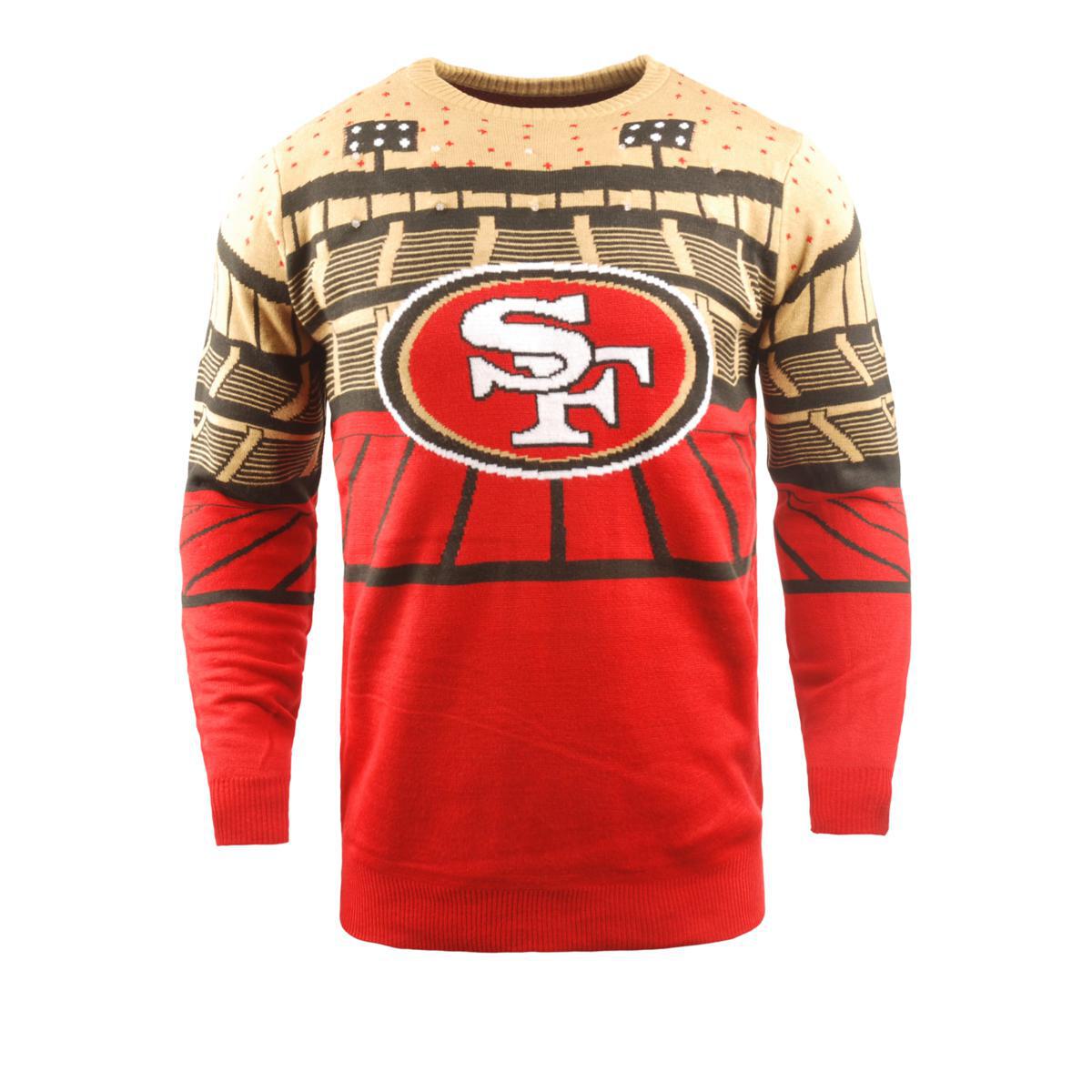 Officially Licensed NFL 2018 Bluetooth LightUp Sweater by Team Beans 613574-J - Picture 5 of 23