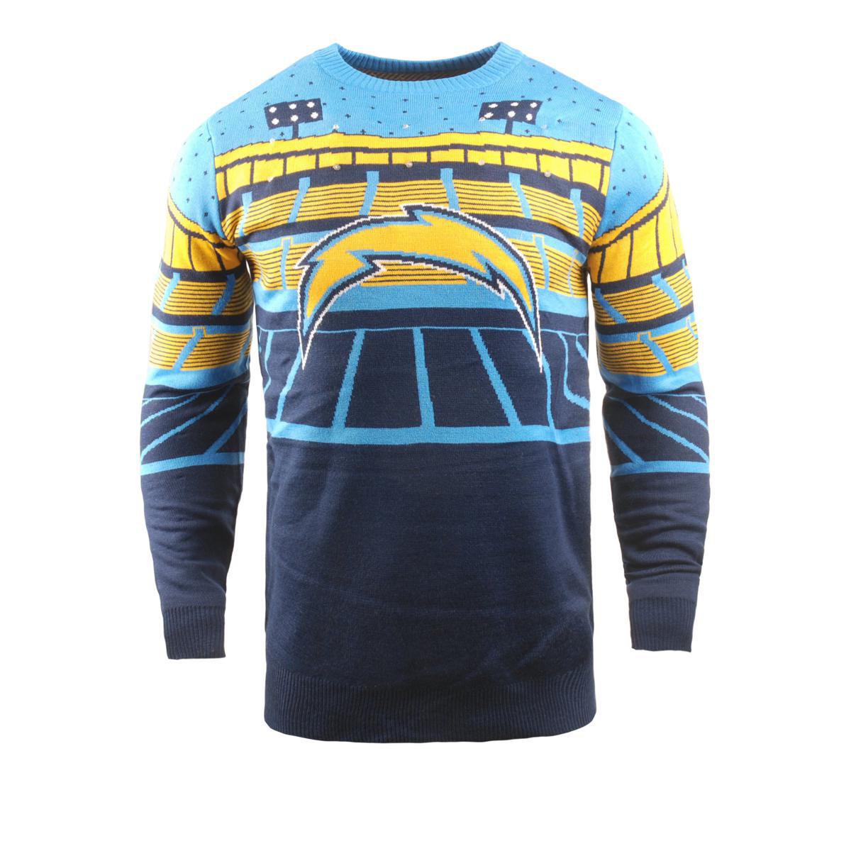 Officially Licensed NFL 2018 Bluetooth LightUp Sweater by Team Beans 613574-J - Picture 10 of 23