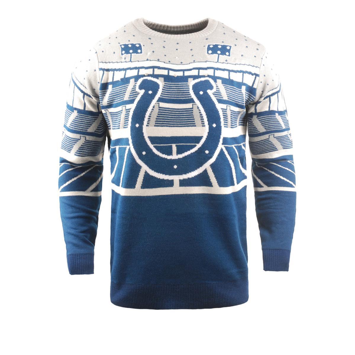 Officially Licensed NFL 2018 Bluetooth LightUp Sweater by Team Beans 613574-J - Picture 12 of 23
