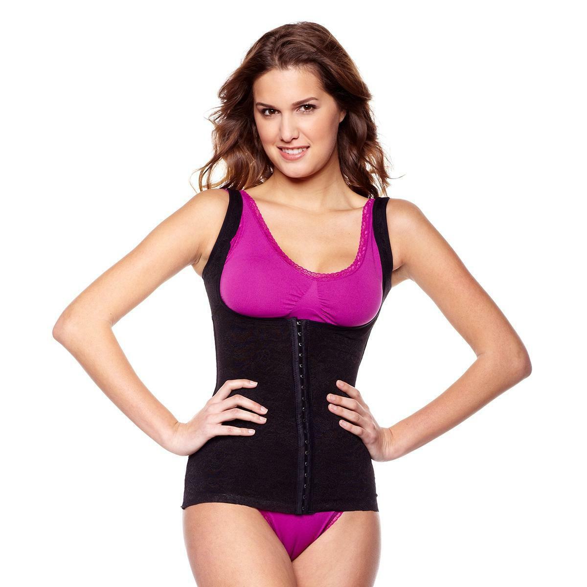 Rhonda Shear "Embrace" Lace Mesh Torso Control Shaper 222551-J - Picture 7 of 12