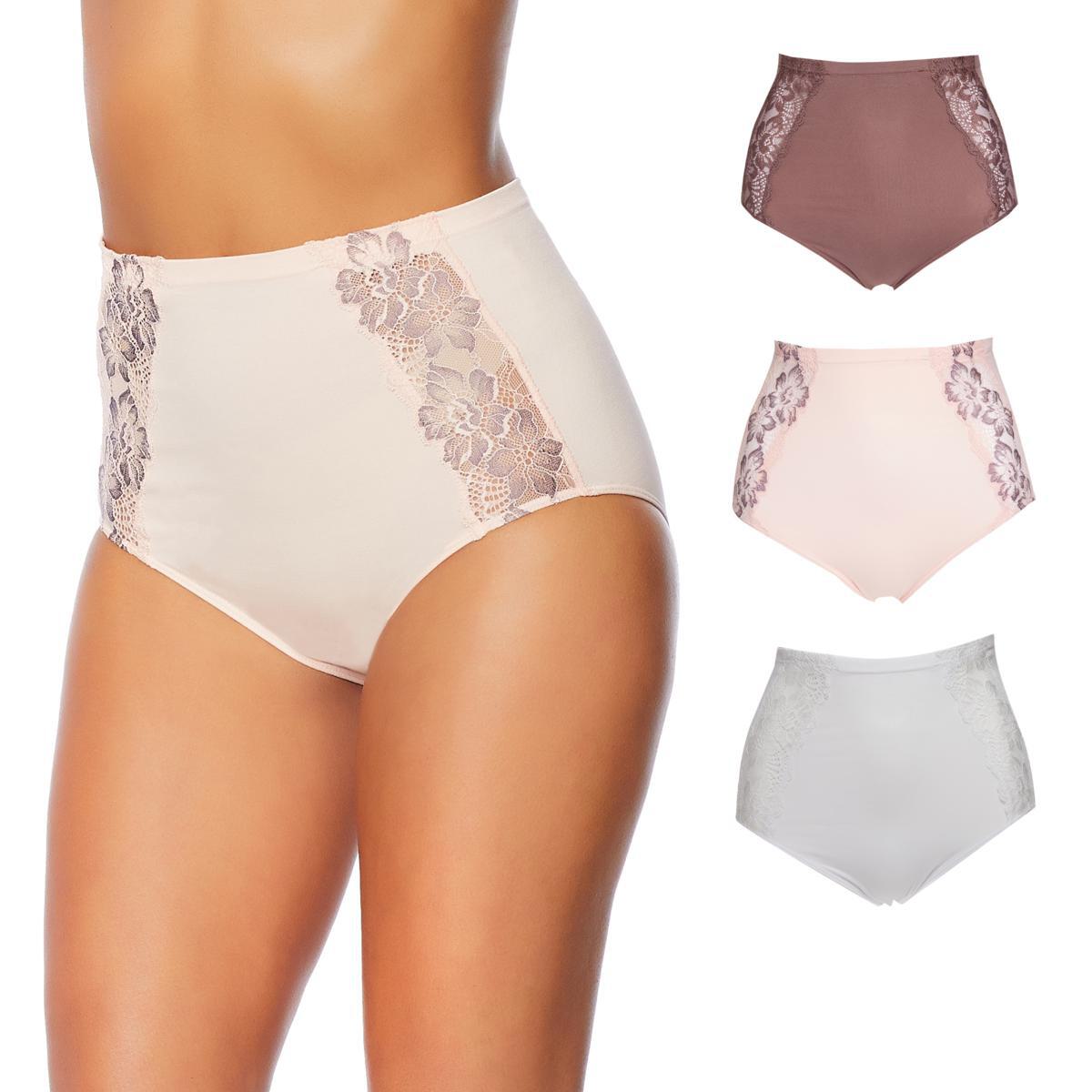 Rhonda Shear Seamless Lace Brief 3-pack 605377-J - Picture 21 of 88
