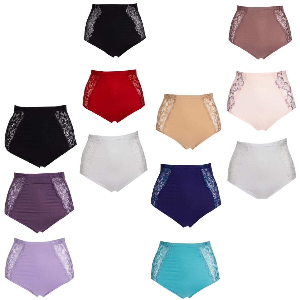 Rhonda Shear Seamless Lace Brief 3-pack 605377-J - Picture 52 of 88