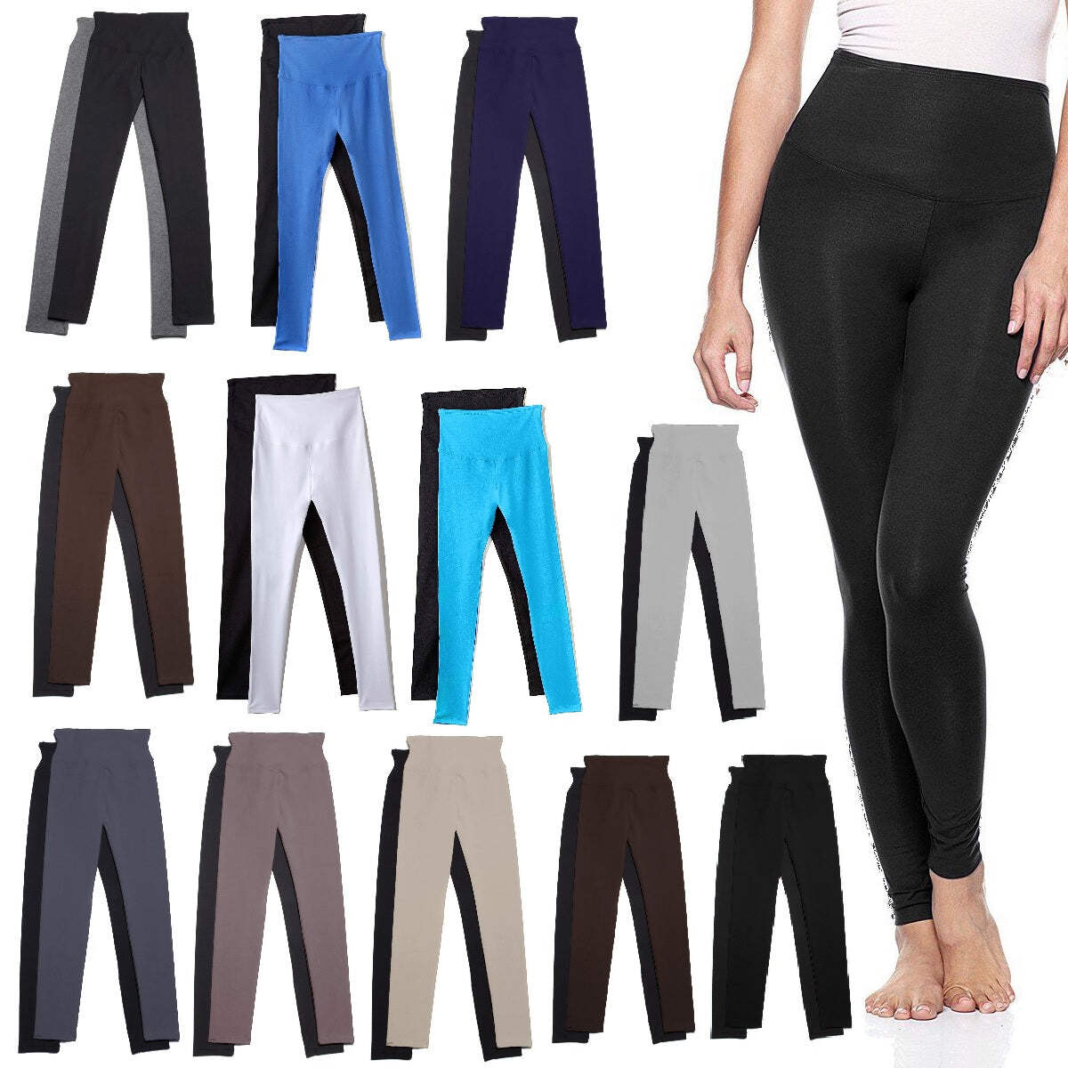 Yummie by Heather Thomson Cotton Legging 2 Pack 180830-J - Picture 31 of 33