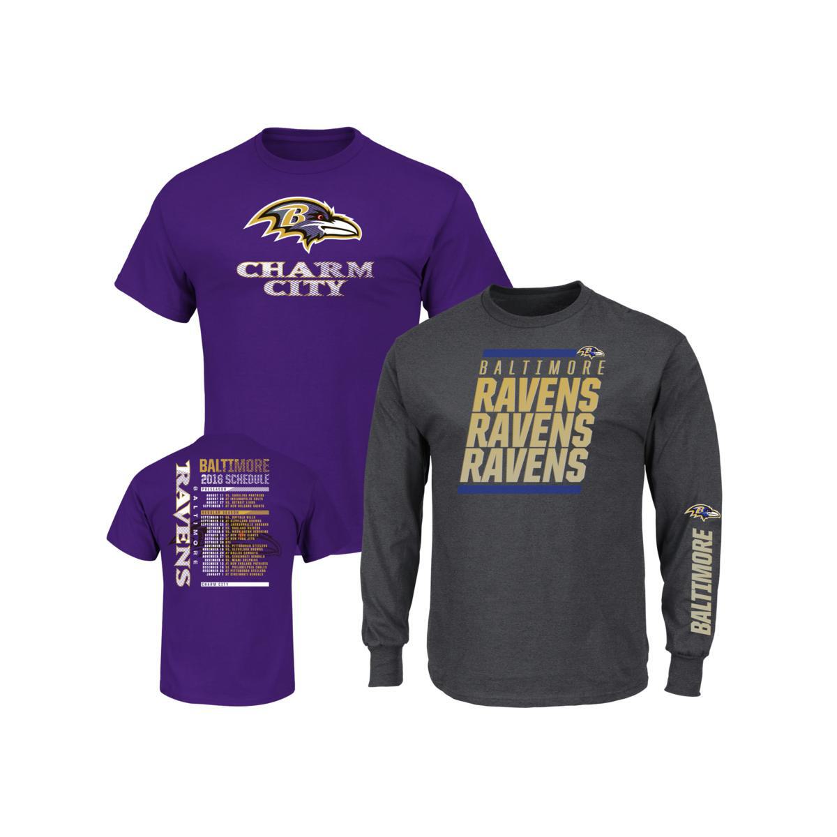 T-shirt combinata 3 in 1 con licenza ufficiale NFL 486499/495948-J - Foto 33 di 68