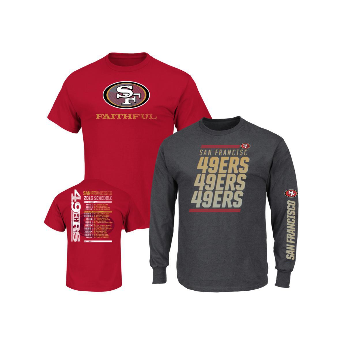 T-shirt combinata 3 in 1 con licenza ufficiale NFL 486499/495948-J - Foto 58 di 68
