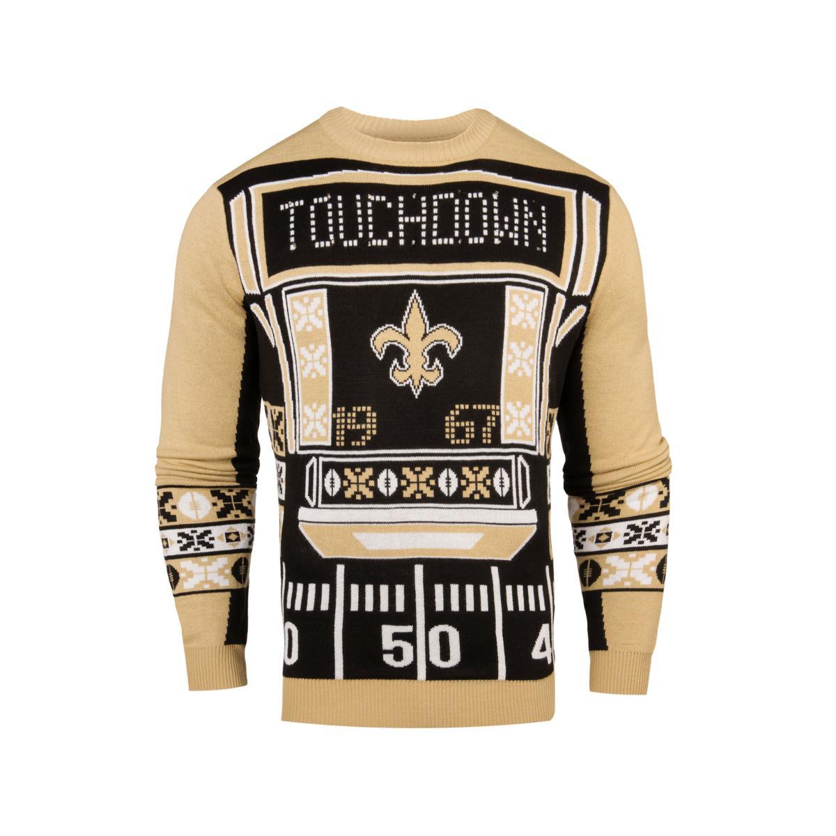 Saints light 2025 up christmas sweater