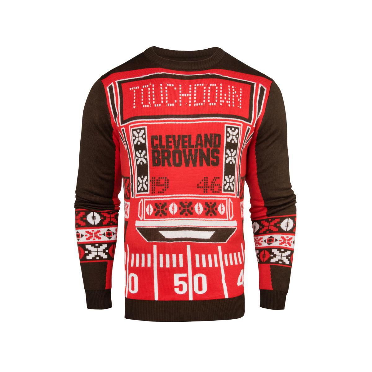 Officially Licensed NFL Light Up LED Ugly Sweater by Forever