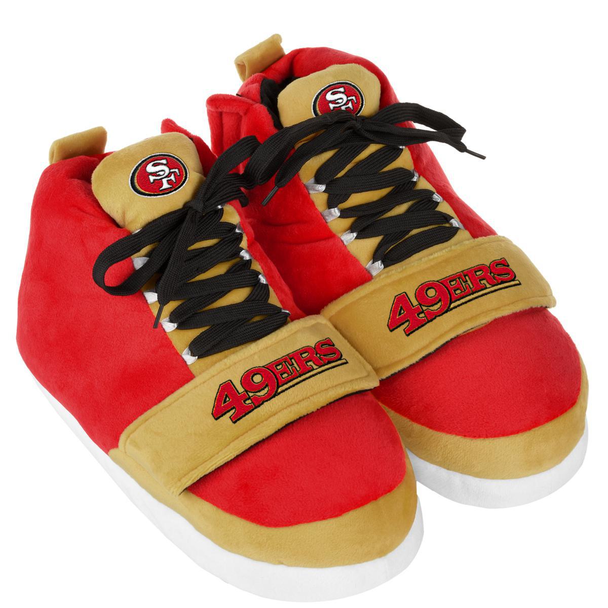 Offiziell lizenzierte NFL Puffy High-Top Sneaker Hausschuhe 492218-J - Bild 40 von 68