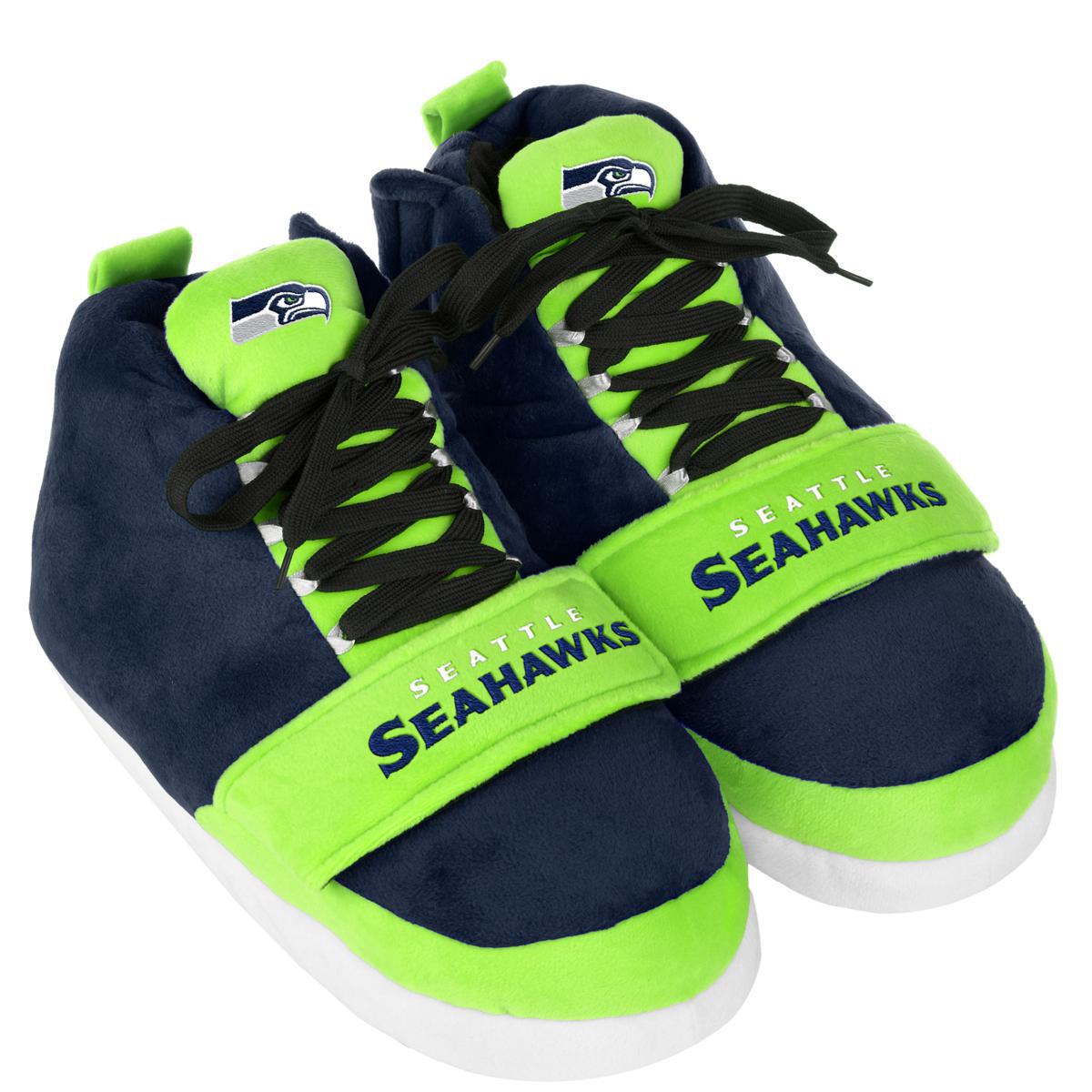 Offiziell lizenzierte NFL Puffy High-Top Sneaker Hausschuhe 492218-J - Bild 57 von 68