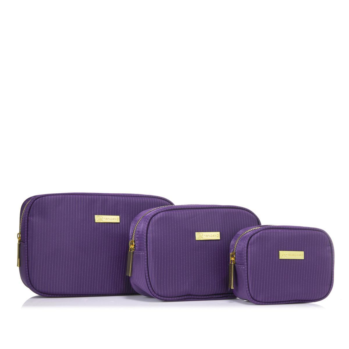 JOY Lightweight Nylon TuffTech Luxury Pinstripe Set of 3 Pouches 590550-J - Picture 3 of 11