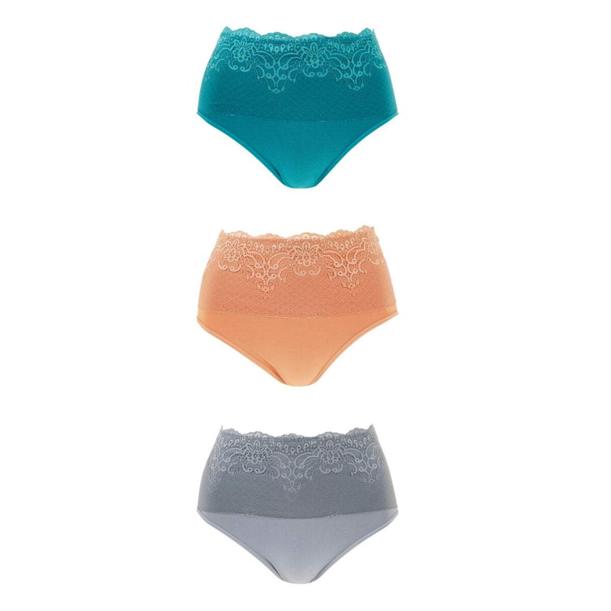 Rhonda Shear 3-pack Lace Overlay Brief 654532-J - Picture 22 of 41