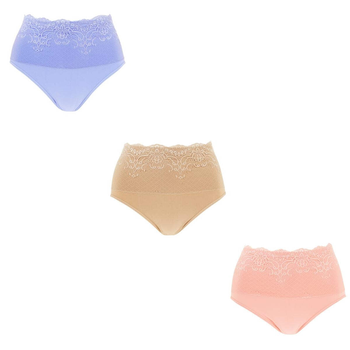 Rhonda Shear 3-pack Lace Overlay Brief 654532-J - Picture 36 of 41