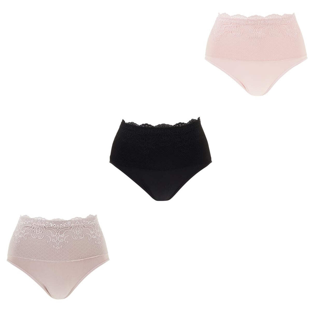 Rhonda Shear 3-pack Lace Overlay Brief 654532-J - Picture 30 of 41