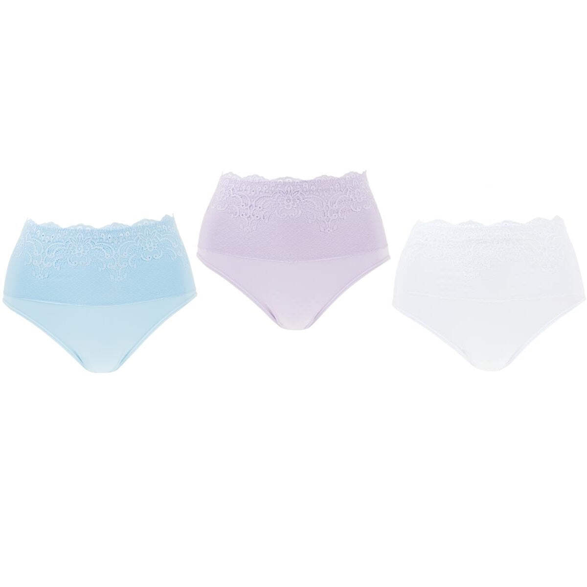 Rhonda Shear 3-pack Lace Overlay Brief 654532-J - Picture 14 of 41