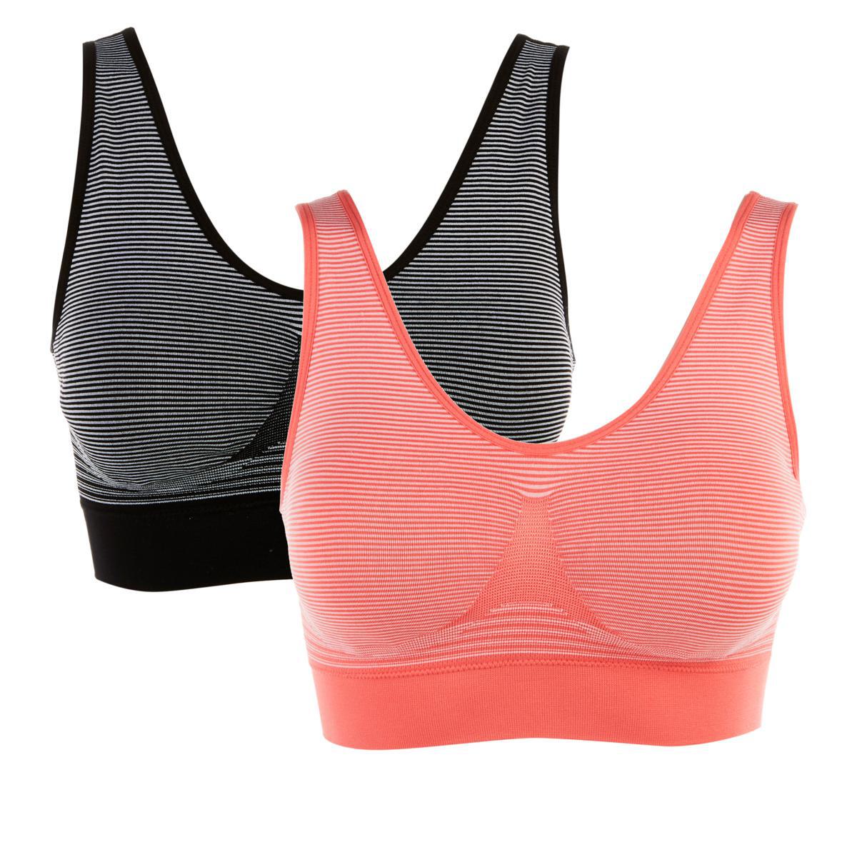 Rhonda Shear 2-pack Striped Detail Bra Set 649758-J - Picture 4 of 17