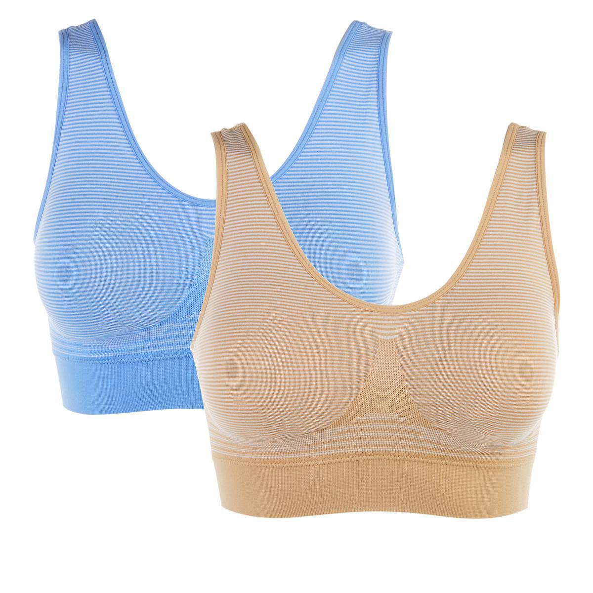 Rhonda Shear 2-pack Striped Detail Bra Set 649758-J - Picture 10 of 17