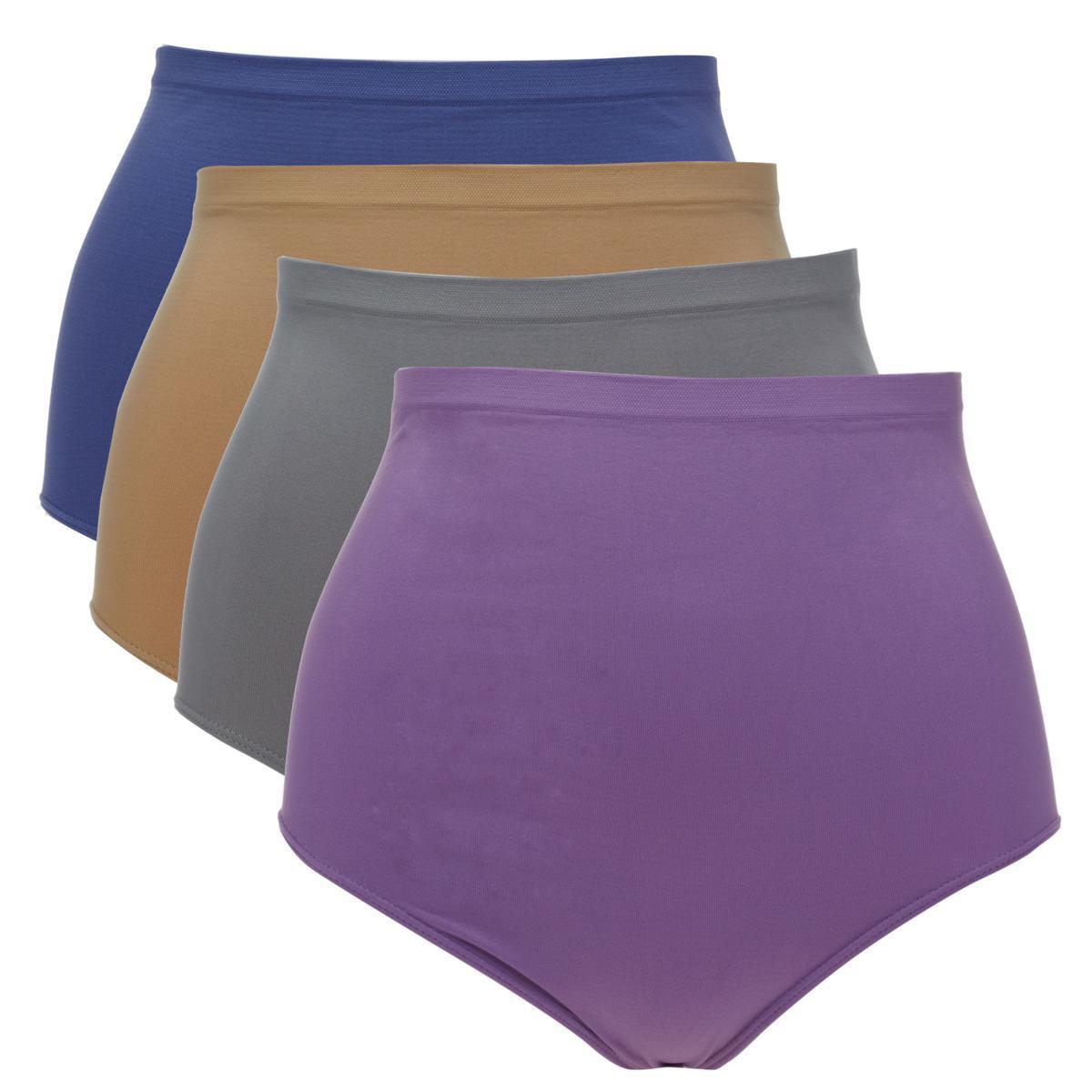 Rhonda Shear 4-pack Seamless High-Waist Panty 625448-J - Picture 8 of 18
