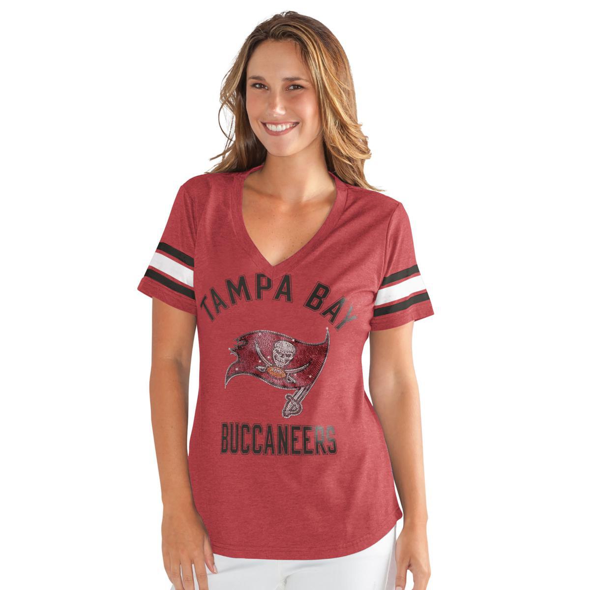 Officially Licensed NFL for Her Wildcard Short-Sleeve Tee by Glll 612956-J - Picture 10 of 77