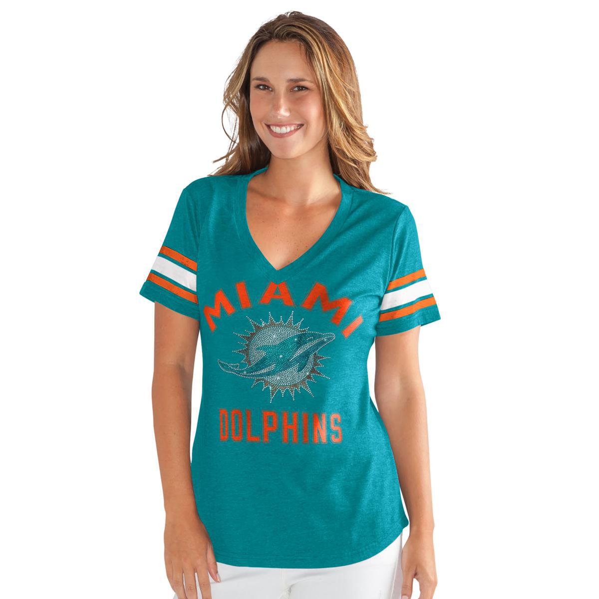 Officially Licensed NFL for Her Wildcard Short-Sleeve Tee by Glll 612956-J - Picture 21 of 77